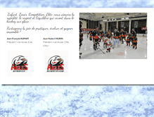 Tablet Screenshot of nicehockey.fr